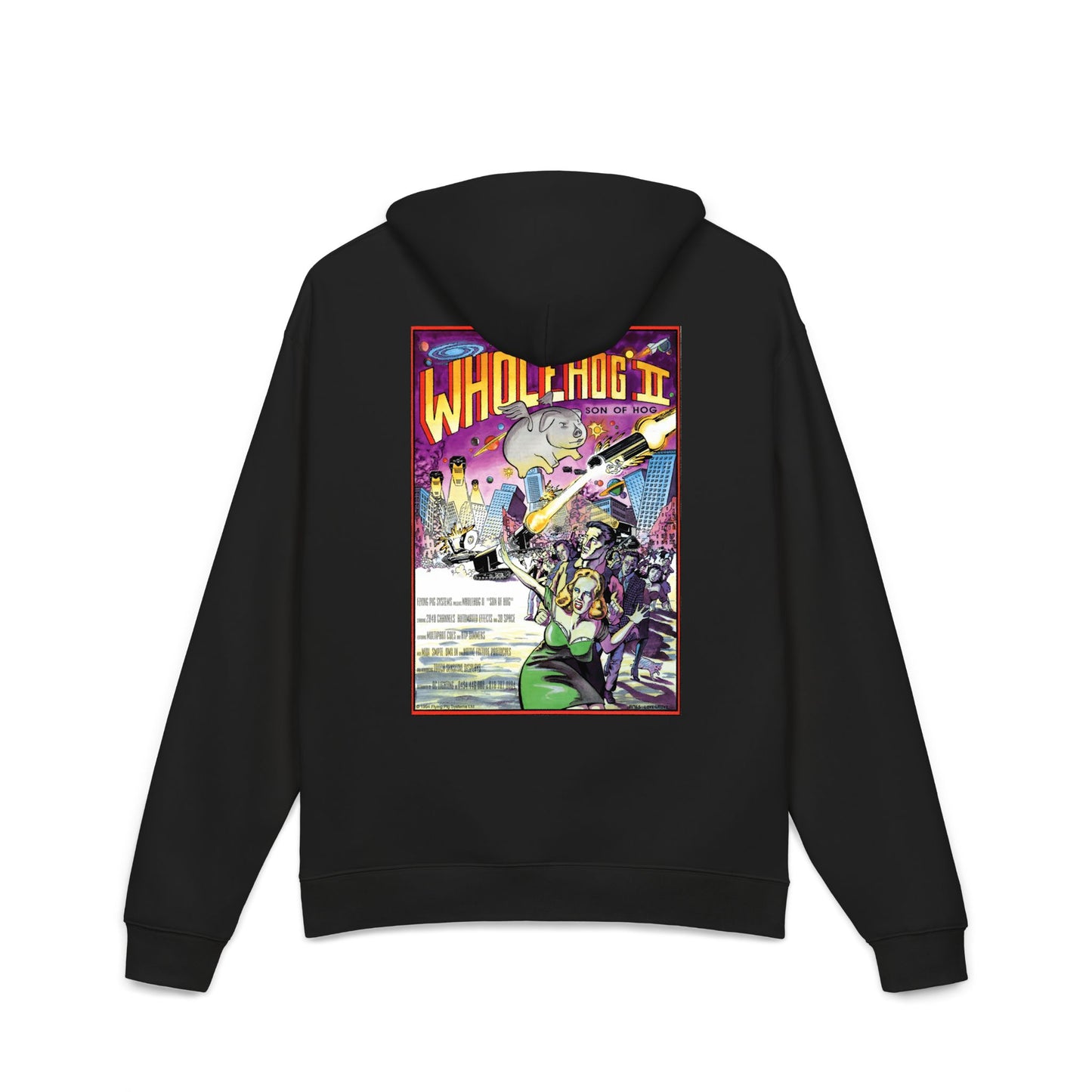 WHOLEHOG II "Son of Hog" Vintage Sci-Fi Poster Hoodie